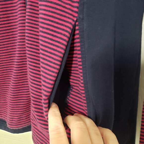 Lauren Ralph Lauren Athletic Jacket Stripe Cotton Stretch Full Zip Womens XL - Picture 3 of 8